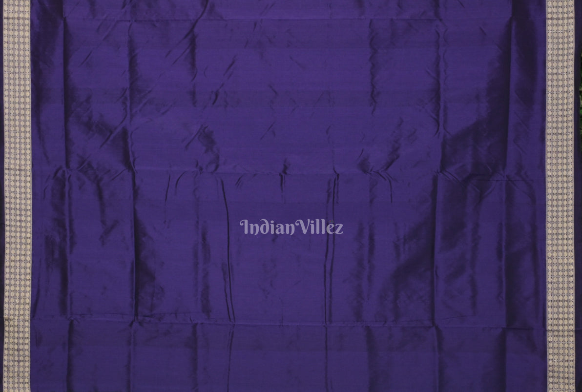 Green Blue Buti Bomkai Sambalpuri Silk Saree