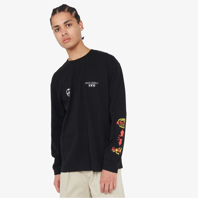 EDWIN | PACHINKO T-SHIRT LS { BLACK