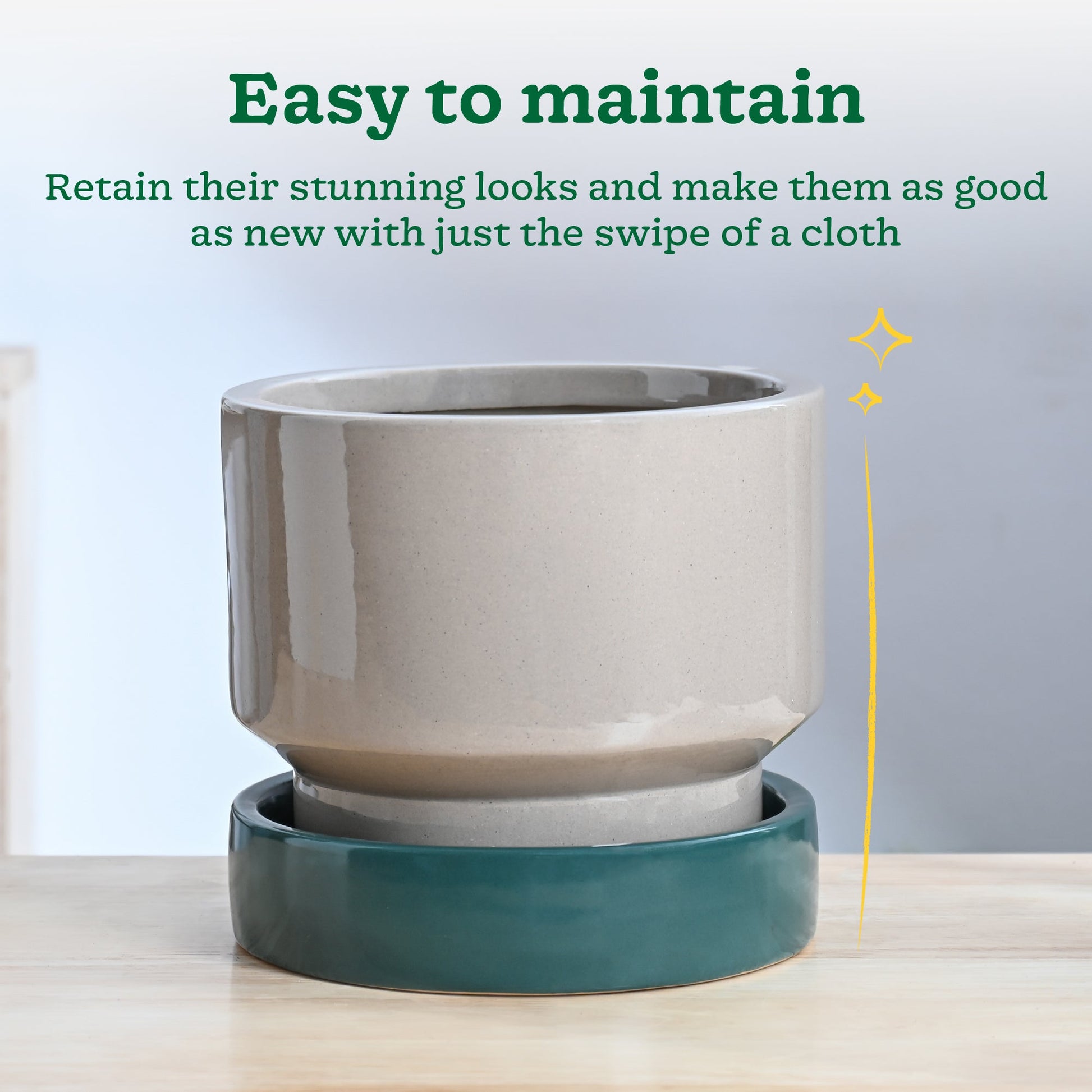 Soothing Rains Ceramic Planters