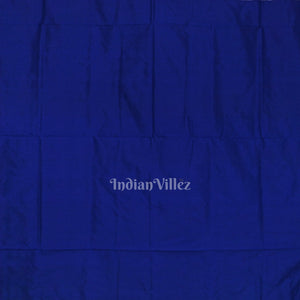 Parrot Green with Peacock Blue Odisha Ikat Sambalpuri Silk Saree