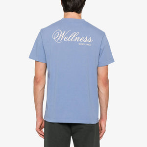 SPORTY & RICH | CARLYLE T-SHIRT { BLUE
