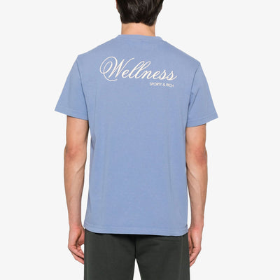 SPORTY & RICH | CARLYLE T-SHIRT { BLUE