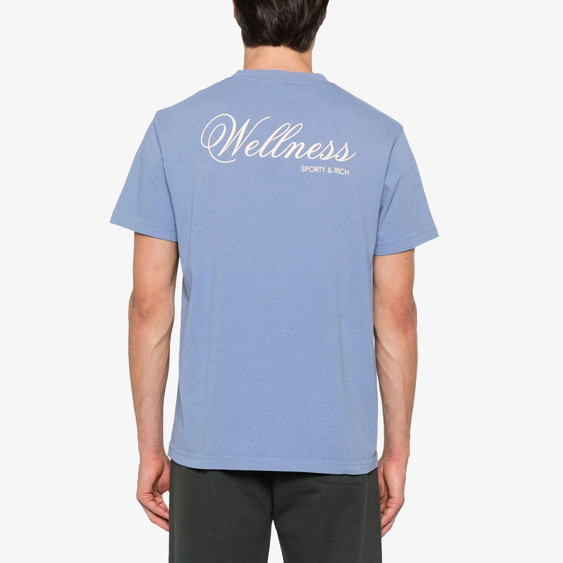 SPORTY & RICH | CARLYLE T-SHIRT { BLUE