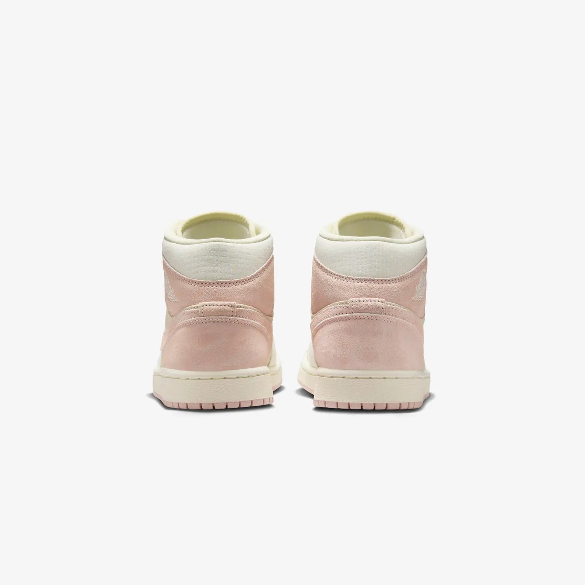 JORDAN | AIR JORDAN 1 MID SE { COCONUT MILK/LEGEND PINK-SAIL