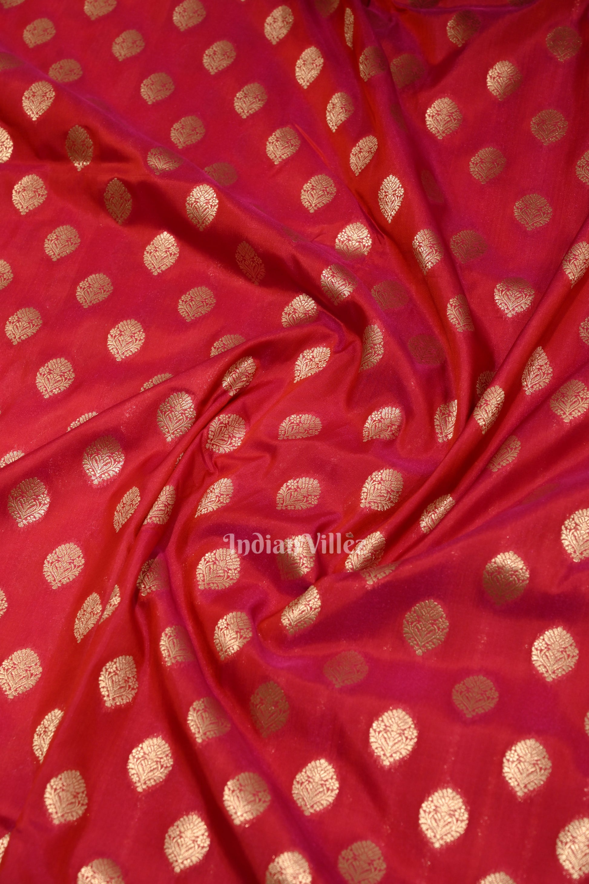 Exclusive Bridal Magenta Pink Soft Pure Mashru Satin Silk Banarasi Saree