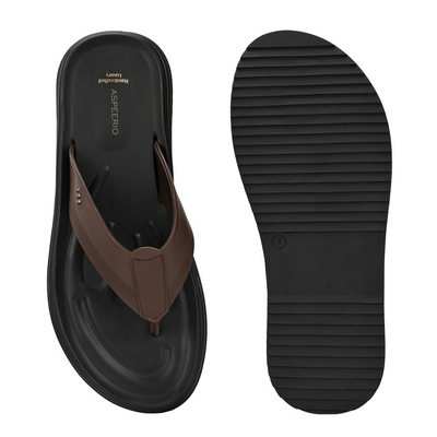 Comet Leather Slippers by Aspeerio