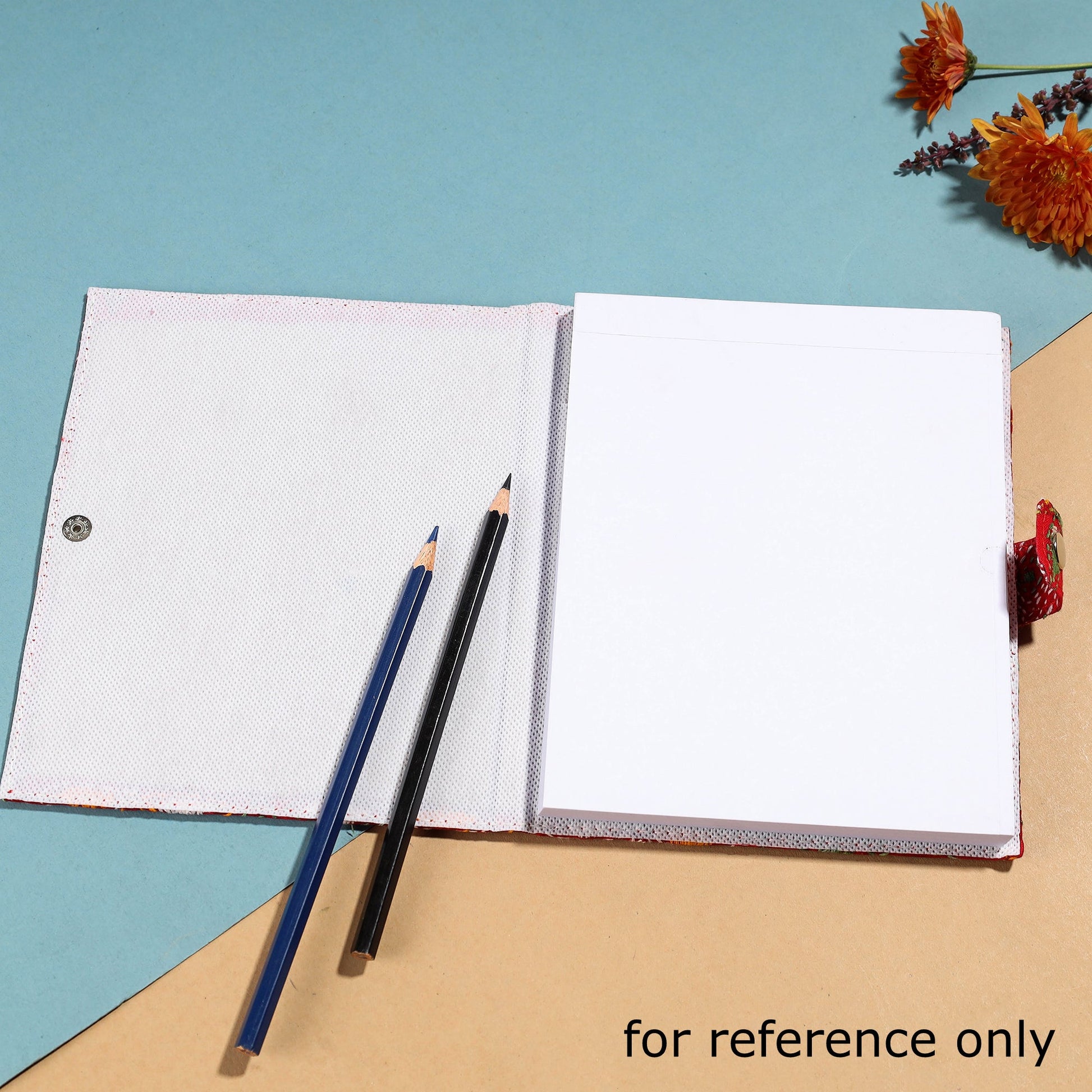 Bengal Kantha Work Handcrafted Notepad (7 x 6 in)
