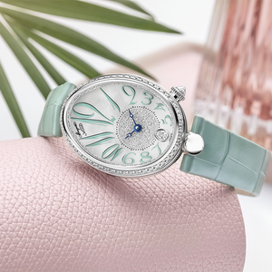 Breguet Reine De Naples Green Strap 36.50 mm for Women