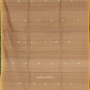 Golden Yellow Dual Tone Gopalpur Tussar Silk Saree