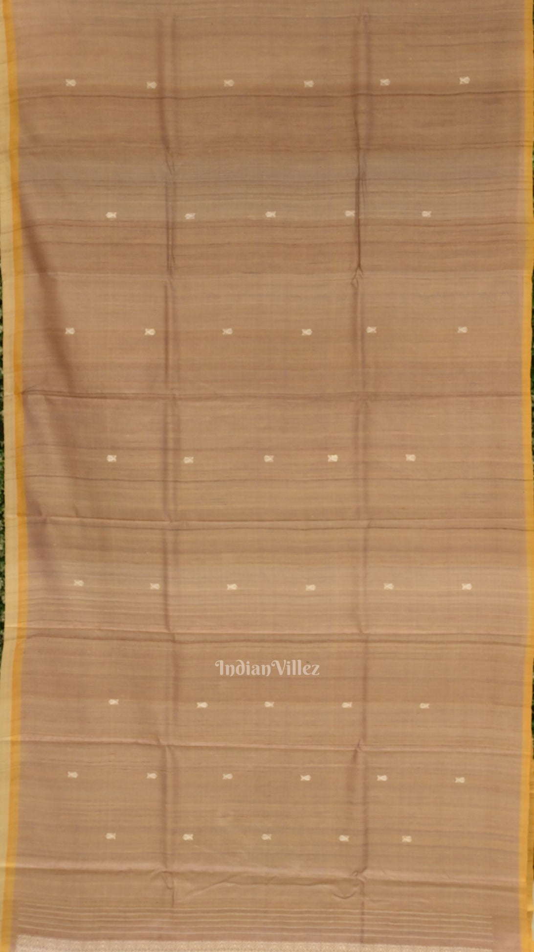 Golden Yellow Dual Tone Gopalpur Tussar Silk Saree