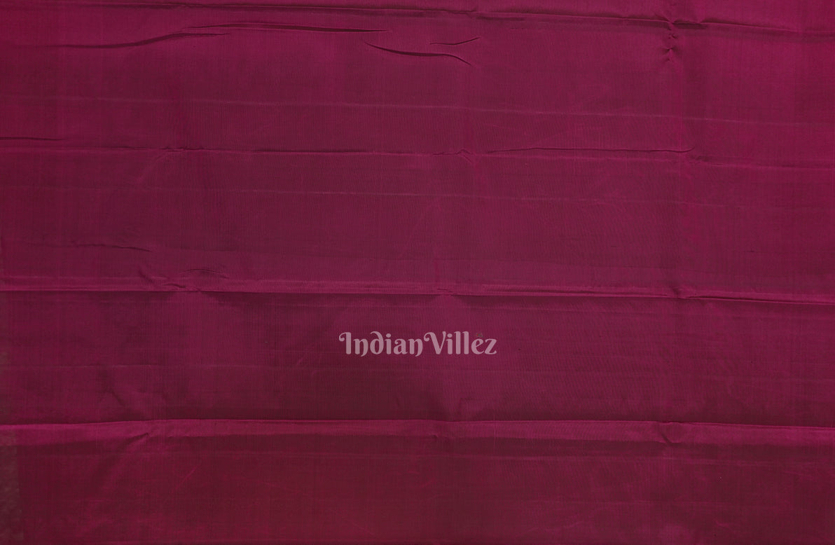 Coffee With Magenta Pure Kanjivaram Soft Silk Saree