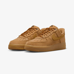 NIKE | AIR FORCE 1 '07 { FLAX/WHEAT-GUM LIGHT BROWN-BLACK