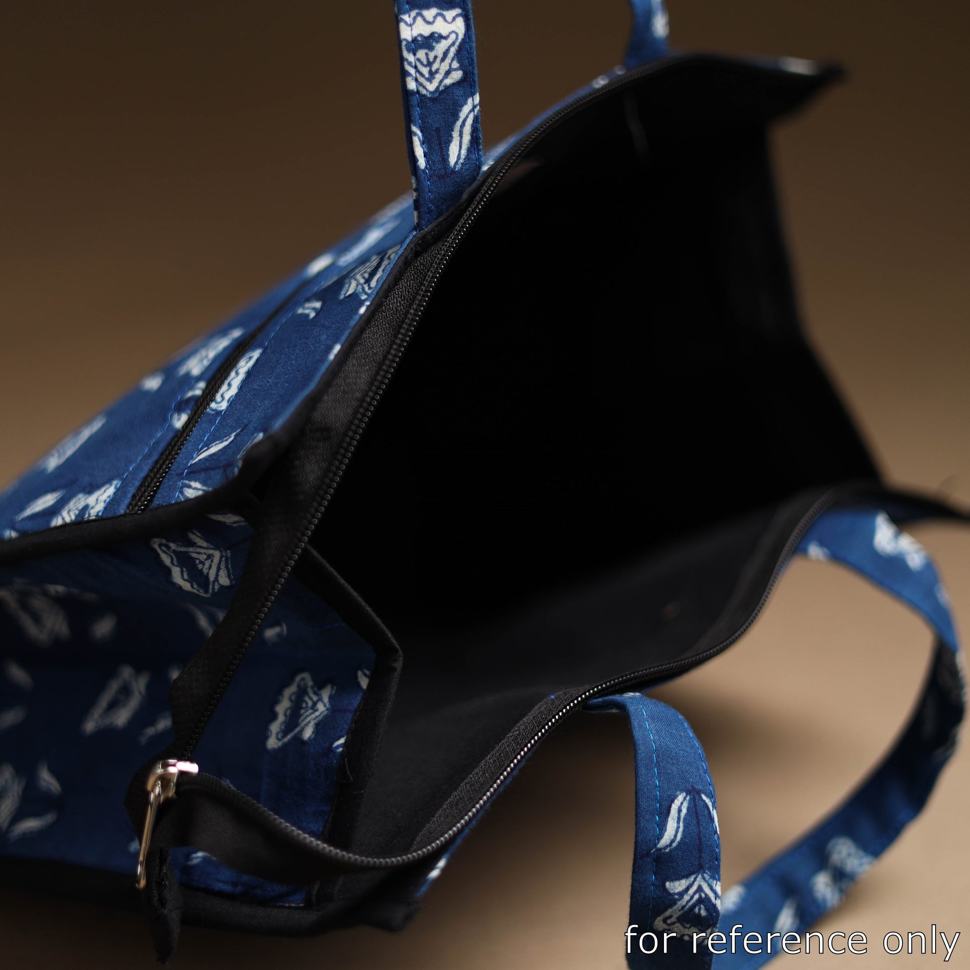 Black - Handcrafted Cotton Shopping Bag 10