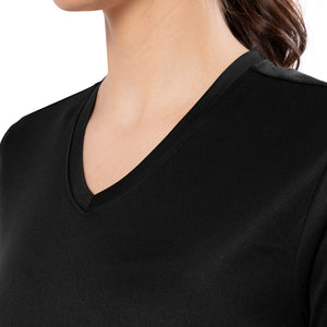 Energize Short Sleeve V-Neck Active T-Shirt - Jet Black