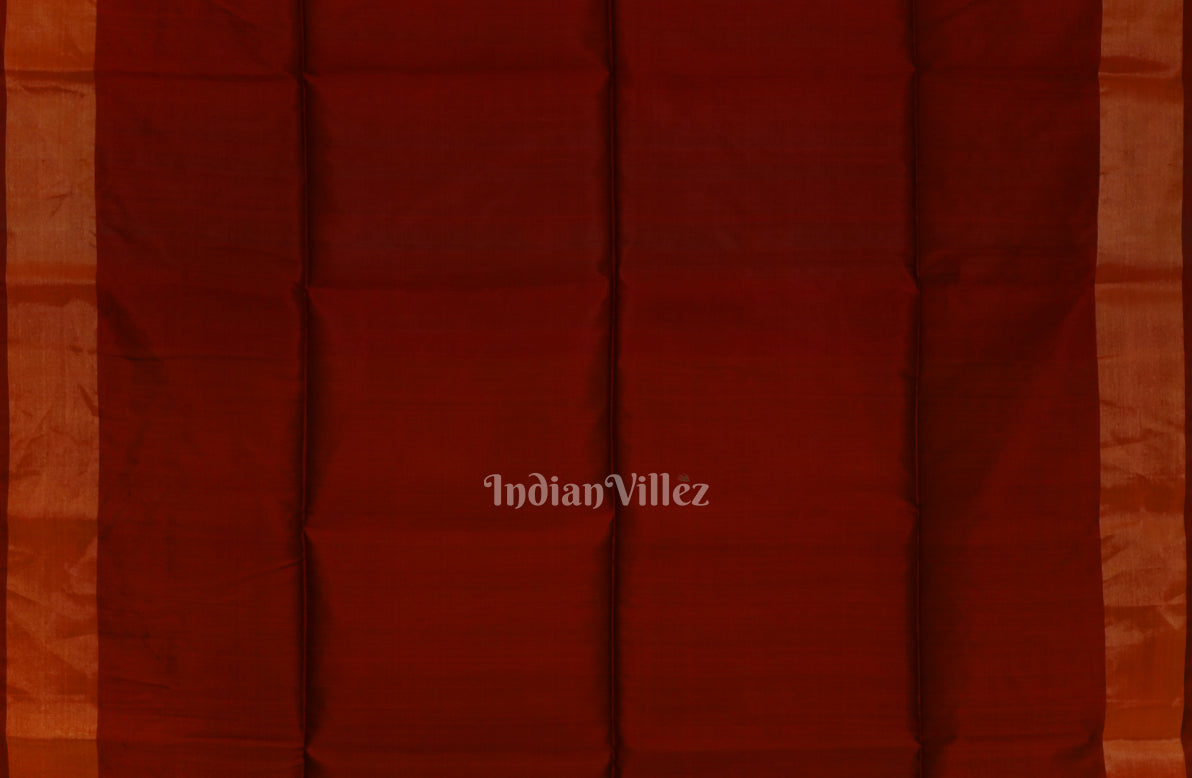 Black Maroon Butterfly Design Pure Bishnupuri Silk Saree