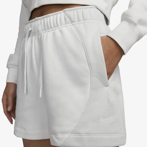 Nike | MID-RISE FLEECE SHORTS { SUMMIT WHITE/PHOTON DUST/SUMMIT WHITE