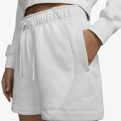 Nike | MID-RISE FLEECE SHORTS { SUMMIT WHITE/PHOTON DUST/SUMMIT WHITE