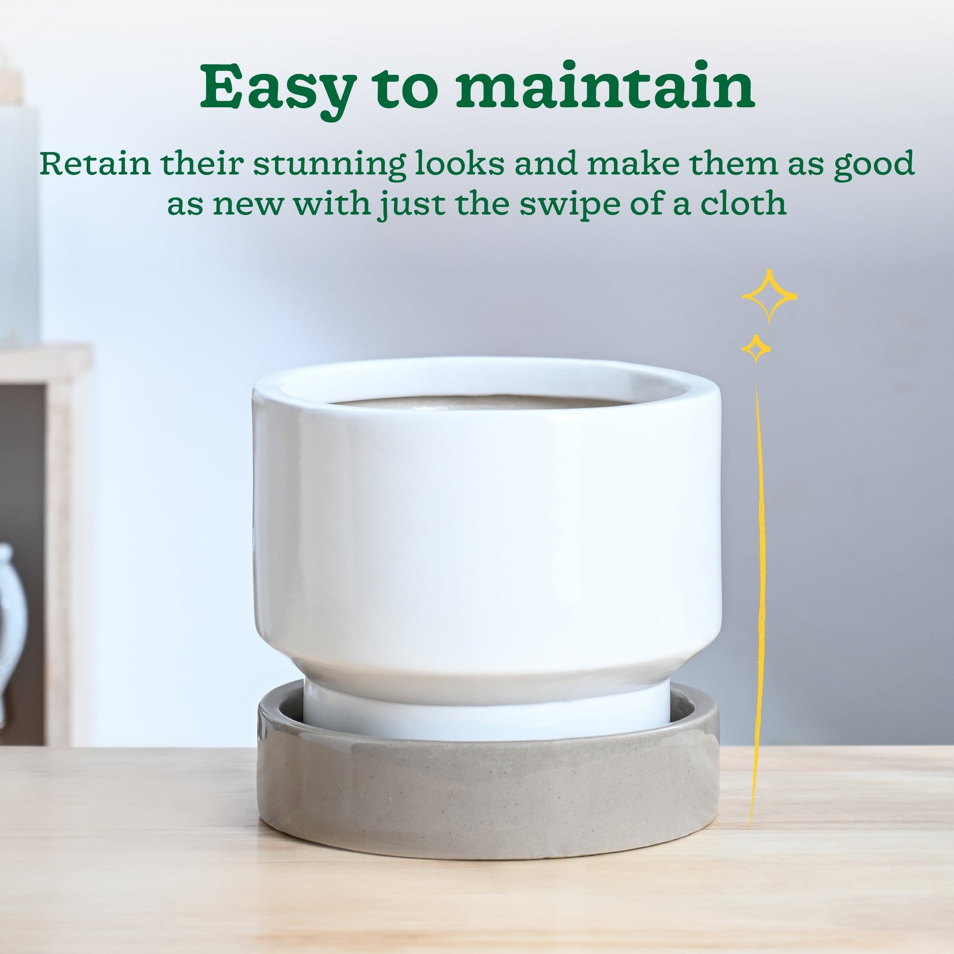 Soothing Rains Ceramic Planters