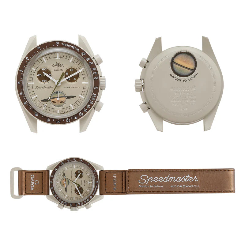 Omega x Swatch Bioceramic Moonswatch Mission To Saturn