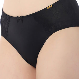 Luxe Support Hipster Panty - Black