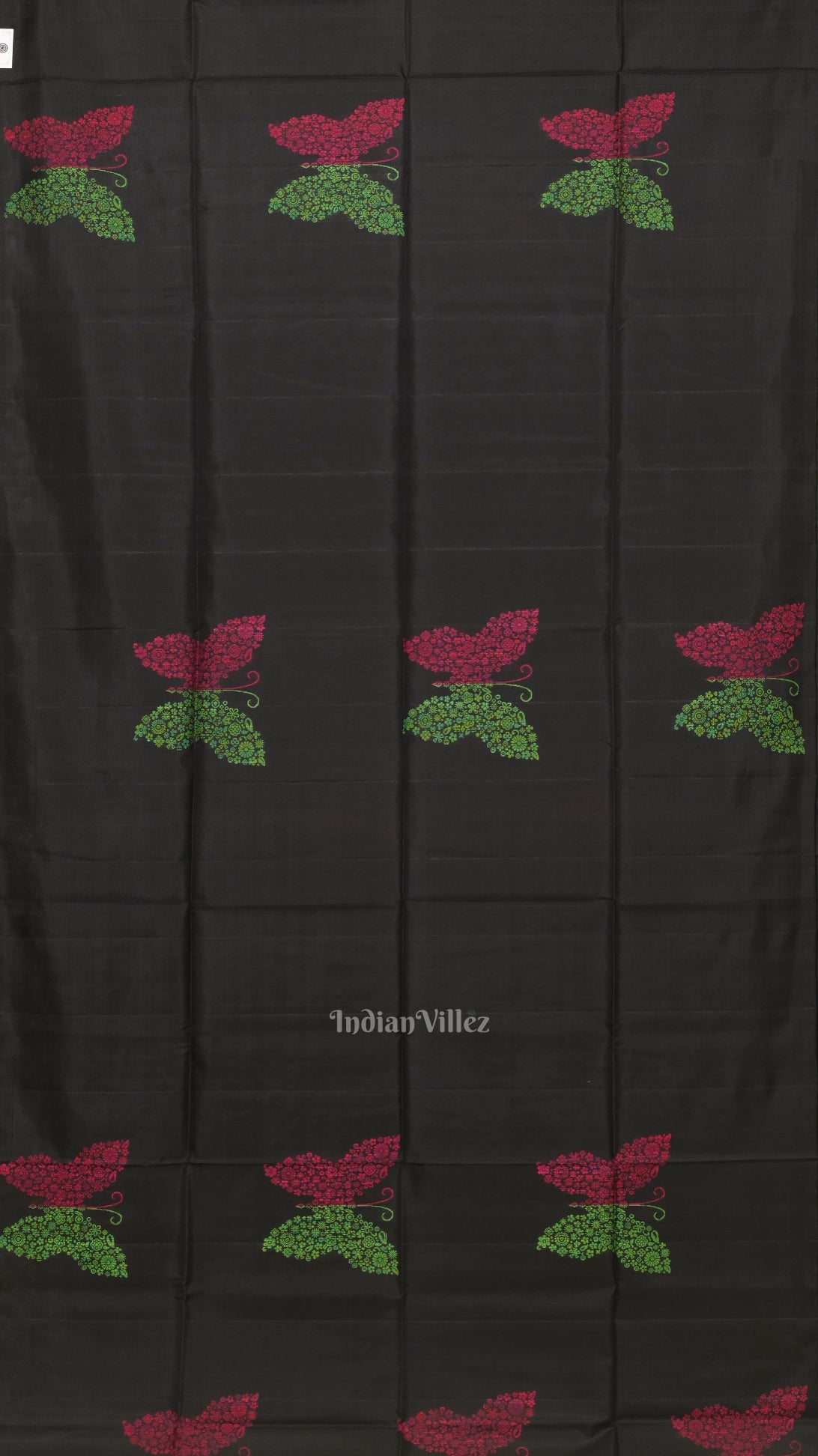 Black Pure Kanjivaram Soft Silk Saree