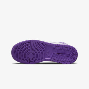Jordan | AIR JORDAN 1 MID  { PURPLE VENOM/WHITE
