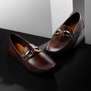 Egoss Platinum Loafers For Men