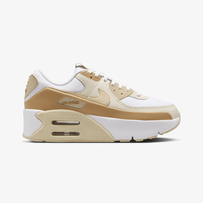 Nike | AIR MAX 90 LV8 { WHITE/TEAM GOLD-CLUB GOLD-COCONUT MILK