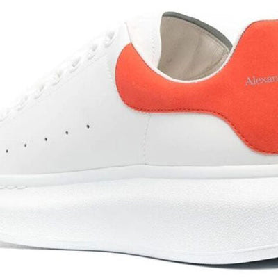 Alexander Mcqueen Oversized White Warm Orange