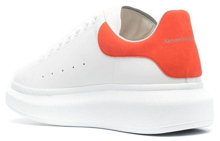 Alexander Mcqueen Oversized White Warm Orange
