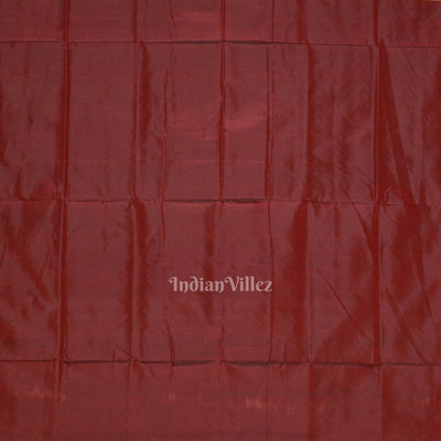 Blood Red Diwali Theme Odisha Handloom Sambalpuri Silk Saree