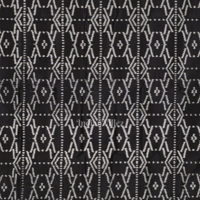 Metallic Gold Black Odisha Ikat Contemporary Designer Saree