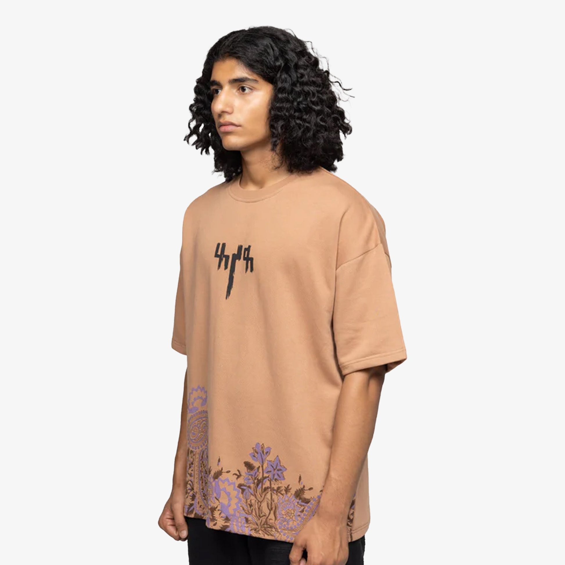 F A R A K | GARDEN OF EDEN 2.0 T-SHIRT { BEIGE/BEIGE
