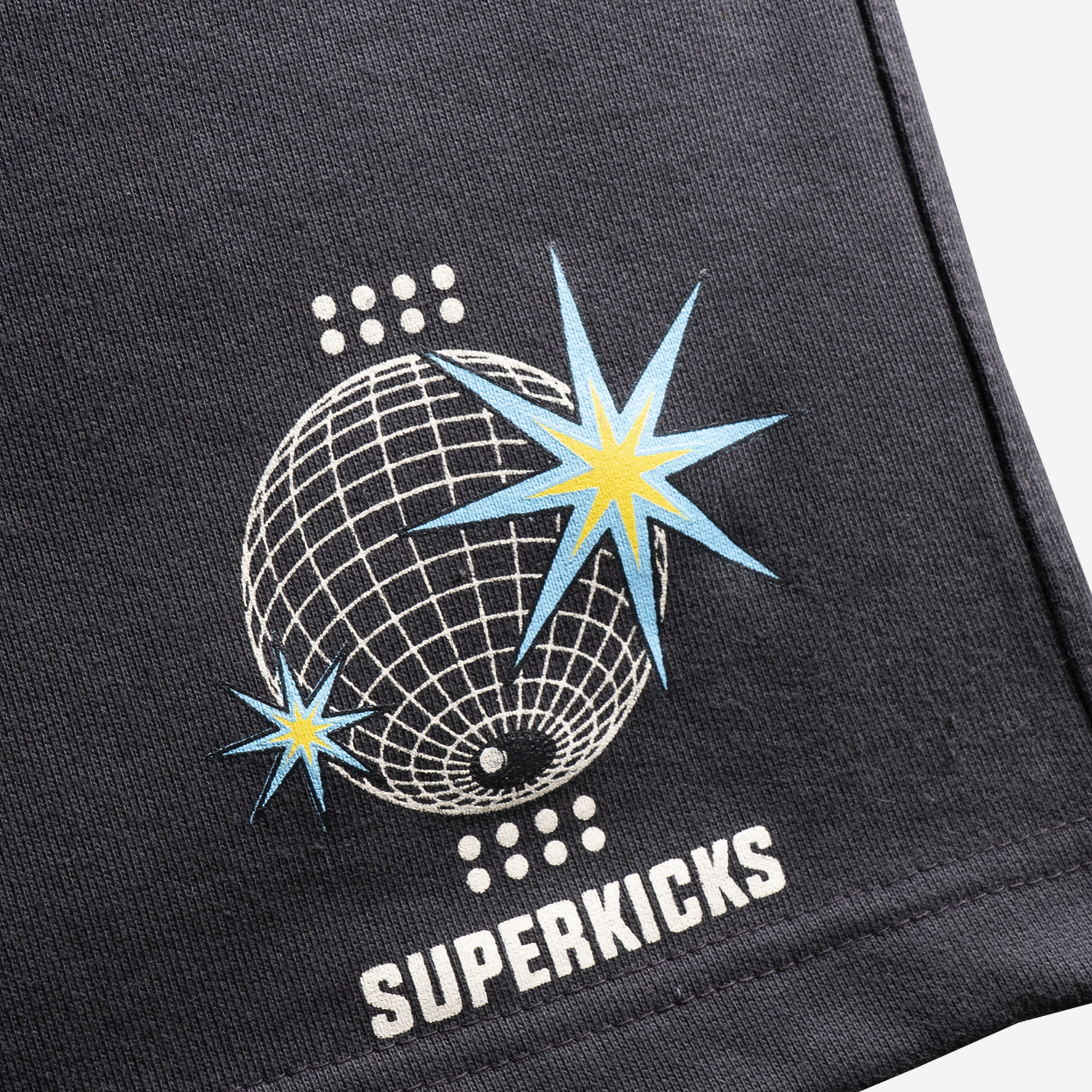 Superkicks | SPACEMAN DISCO SHORTS  { ASPHALT