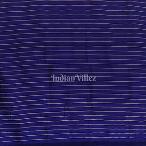 Blue Odisha Ikat Pasapali Contemporary Silk Saree