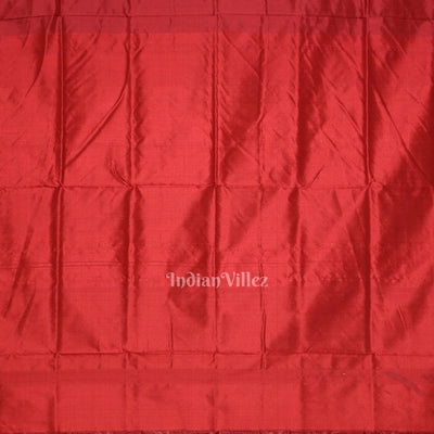 Maroon Dual Tone Jhoti Theme Odisha Handloom Sambalpuri Silk Saree