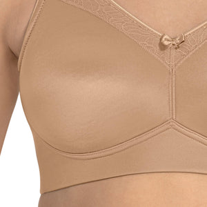 Elegant Support Non-padded & Non-wired Bra - Sandalwood