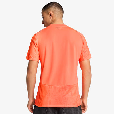 PUMA | X KIDSUPER MCFC PERFORMAANCE JERSEY { NEON SUN-PUMA BLACK