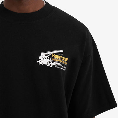 Represent | DESIGN & CONSTRUCTION T-SHIRT  { BLACK
