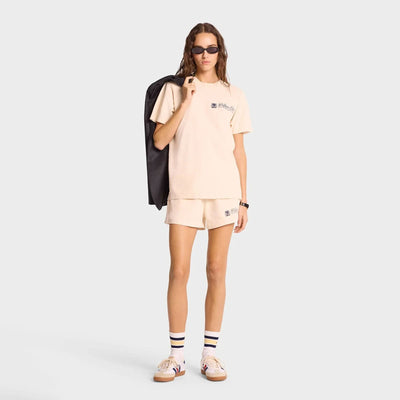 SPORTY & RICH | UNICORN CREST T-SHIRT { CREAM