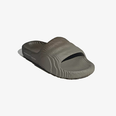 ADIDAS ORIGINALS | ADILETTE 22 SLIDES { SILVER PEBBLE/SHADOW OLIVE/OFF WHITE