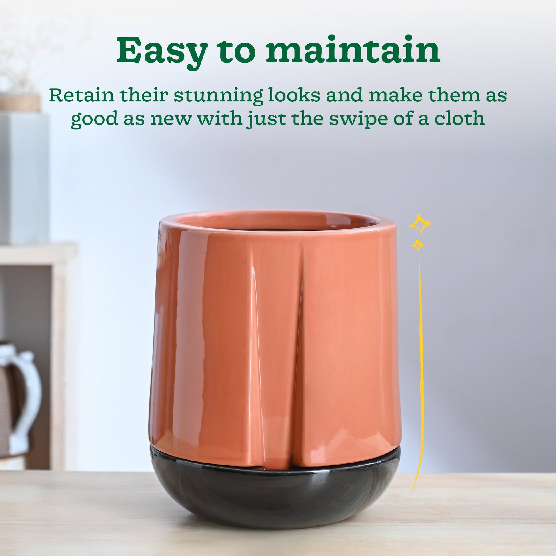 Moonlight Drama Ceramic Planter