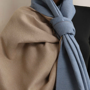 trueBrowns Blue Reversible Woollen Stole