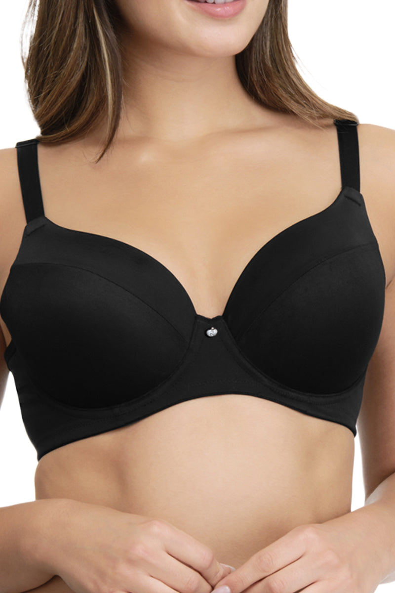Smooth Definition Padded Wired T-shirt Bra - Black
