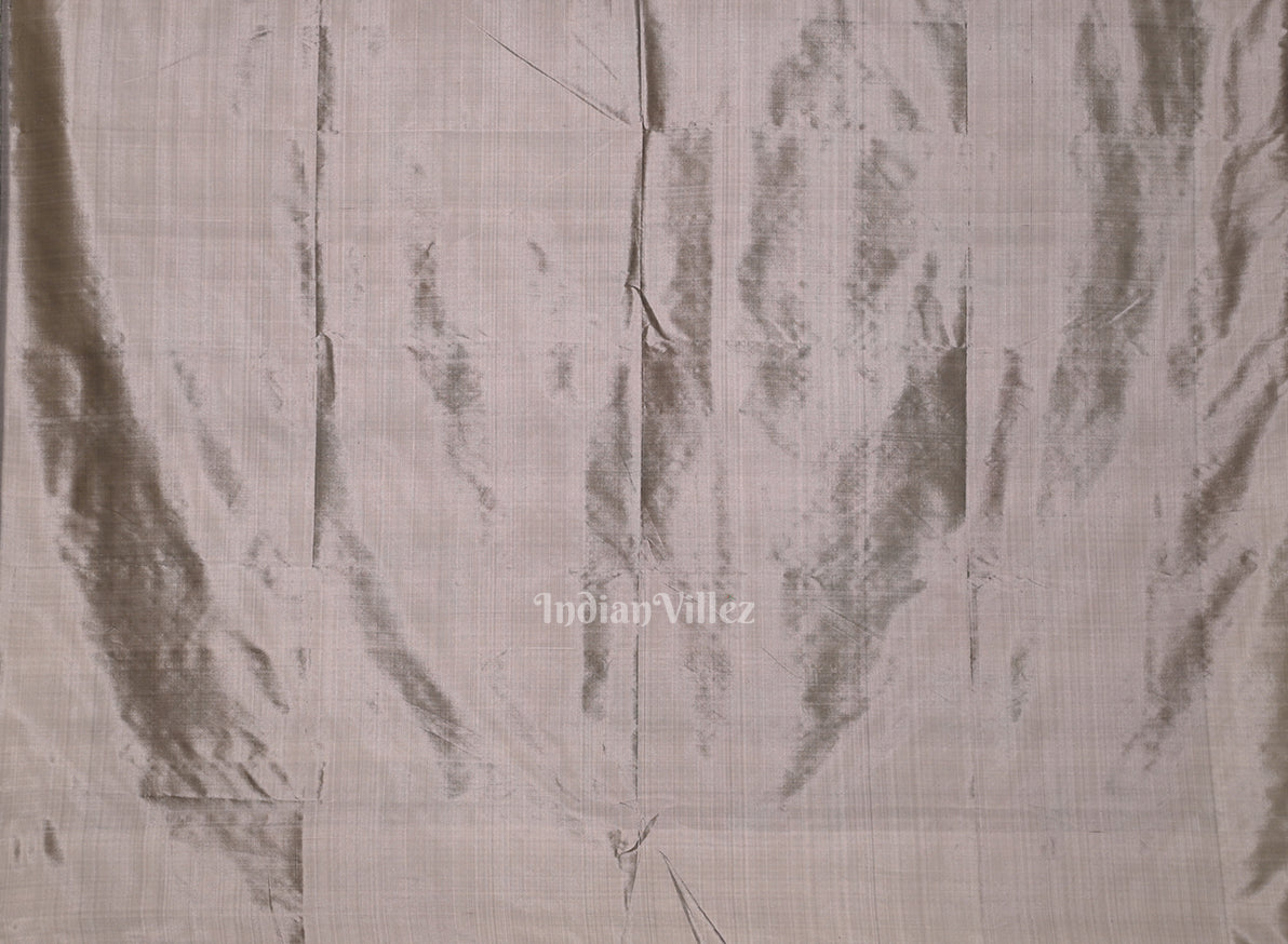 Gray Odisha Ikat Contemporary Designer Saree