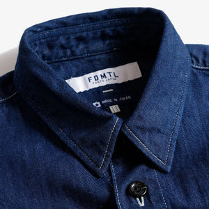 FDMTL | DENIM 2ND S/S SHIRT RINSE { INDIGO