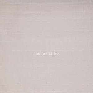 White Golden Butta Design Cotton Paithani Saree