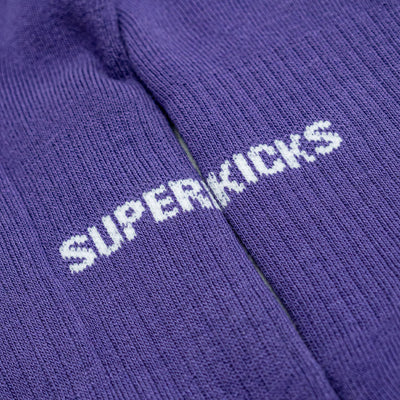 Superkicks | CREW SOCKS  { PURPLE