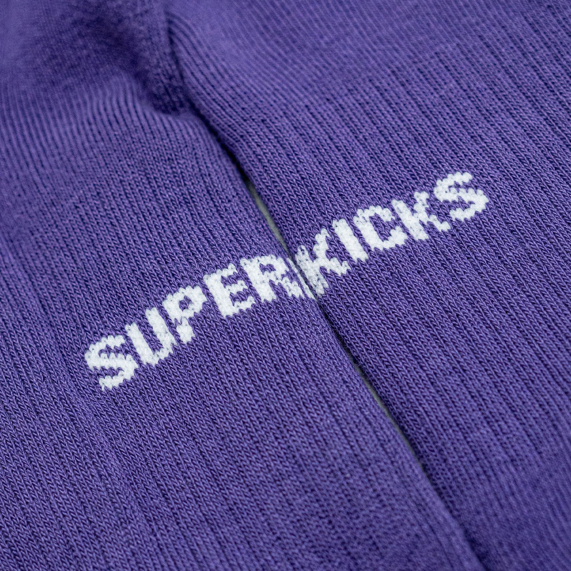 Superkicks | CREW SOCKS  { PURPLE