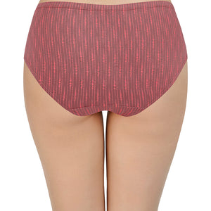 100% Cotton Hipster Panty Pack (Pack of 3) - D017 - Multi